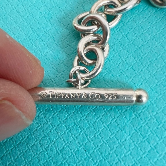 🔴Authentic TIFFANY & CO Sterling Silver Toggle Link Bracelet 🔴 - Picture 4 of 7